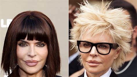 Lisa Rinna shows off new blonde hair for Paris Fashion Week